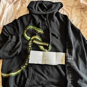 Taylor Swift Reputation Embroidered Snake Hoodie